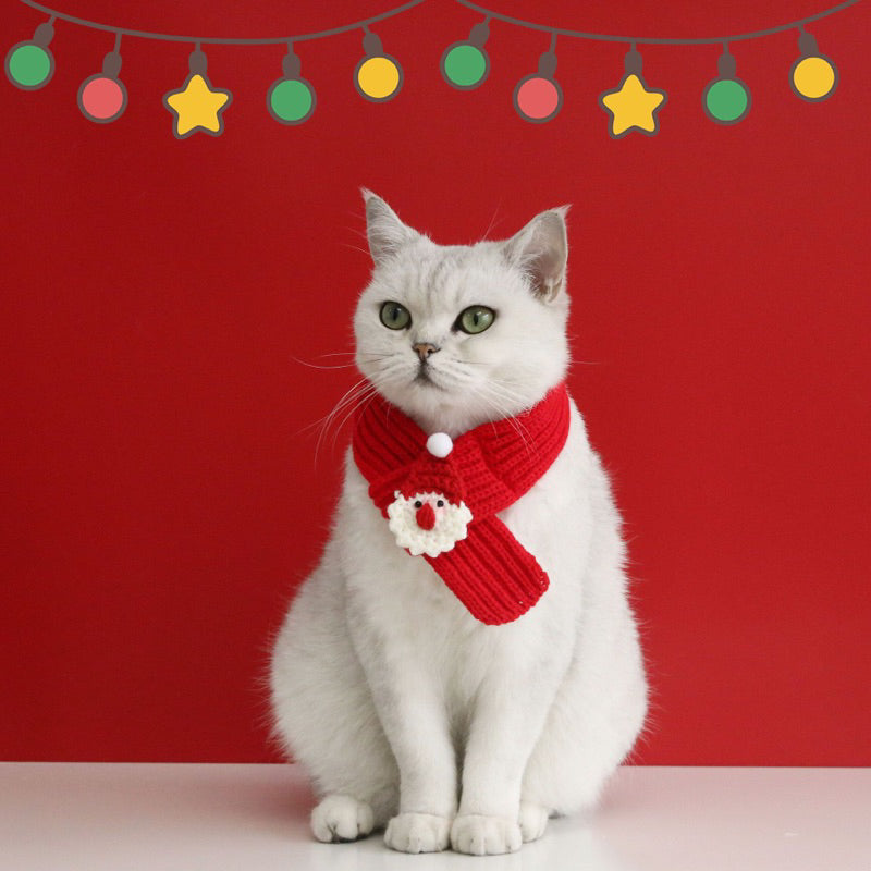 Pet Neck Accessories Cat Scarf 🧣 Christmas 🎄 Series