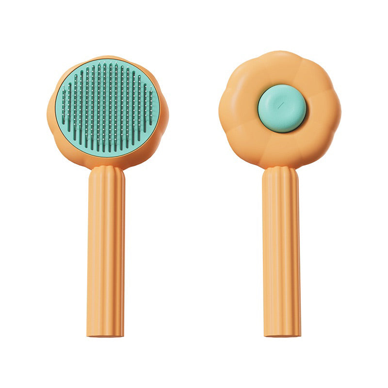 Aiwo Pet Brush Sunflower Cat Dog Grooming Clean Auto Hair Remover