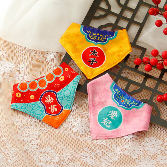 Cat Dog Napkin Traditional Design Collar Neck Accessories Necklace