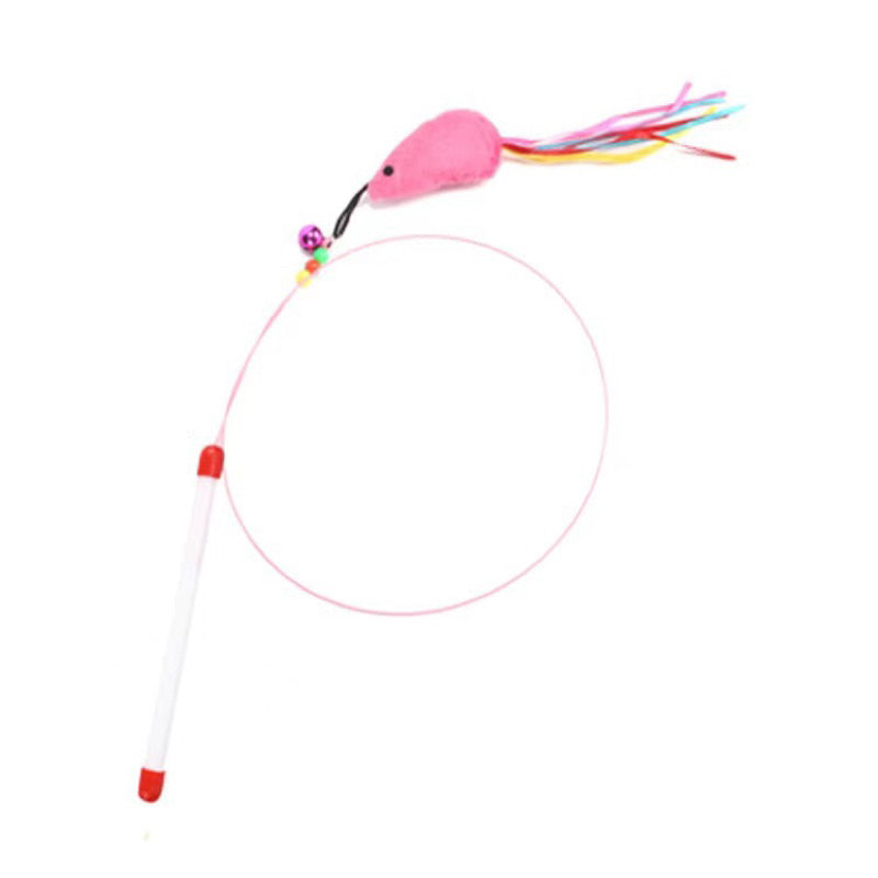 cat teaser collection pet toy stick wand