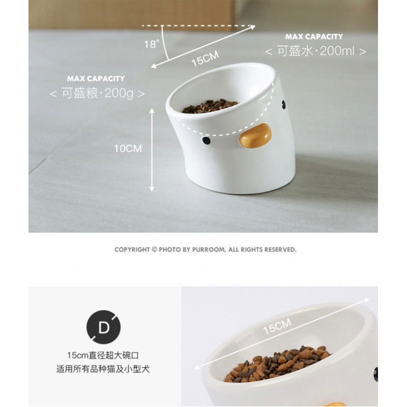 Purroom Cat Bowl Feeding Water Eater Container Mug Coffee Cup