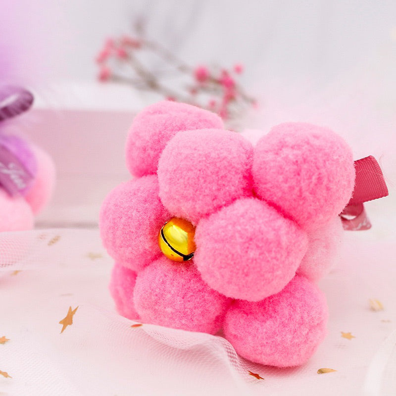Cat Toy Rice Ball with Feather Bell Chaser Gift Box Pet