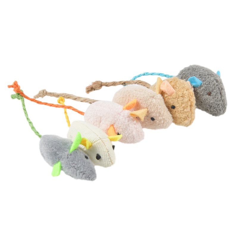 Cat Toy Soft Mice Mouse Chaser Bitting Chase Toy Ball Cat