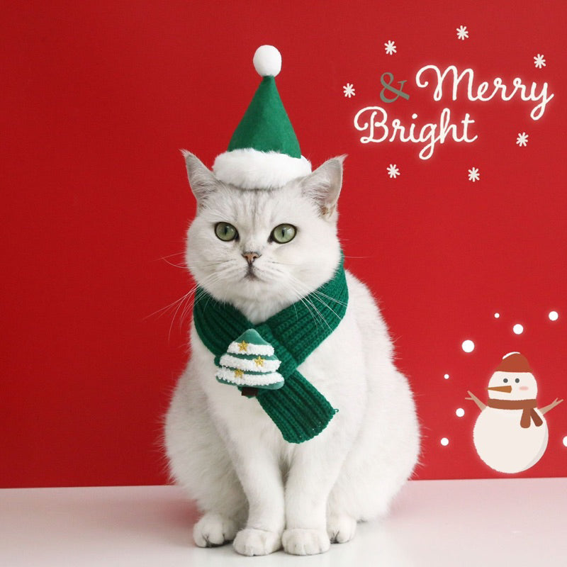 Pet Neck Accessories Cat Scarf 🧣 Christmas 🎄 Series