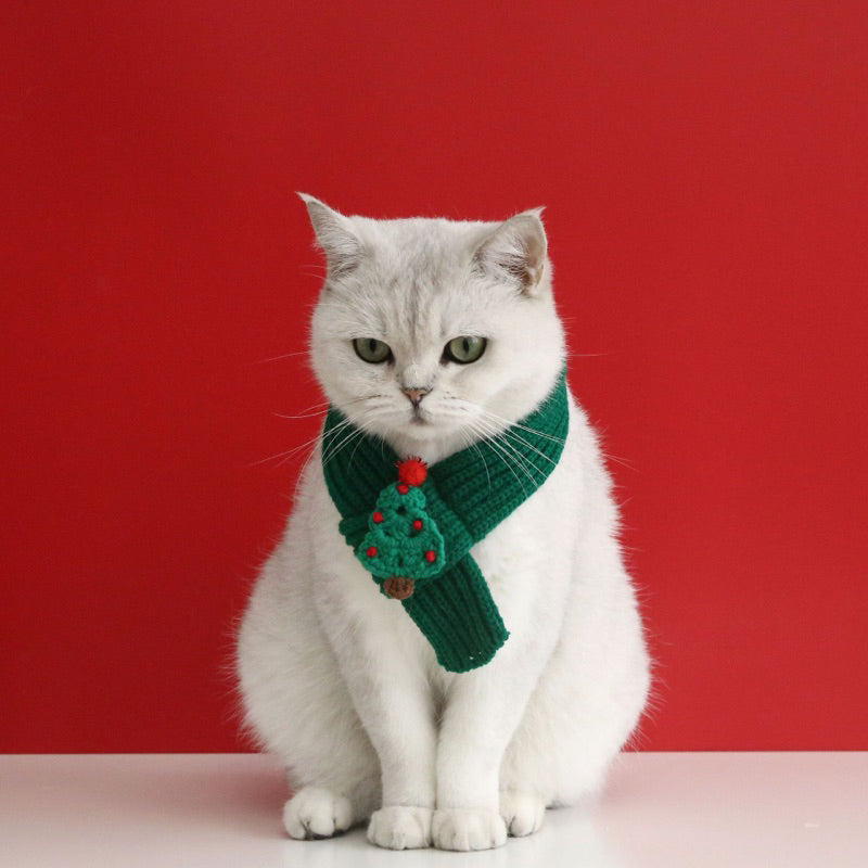 Pet Neck Accessories Cat Scarf 🧣 Christmas 🎄 Series