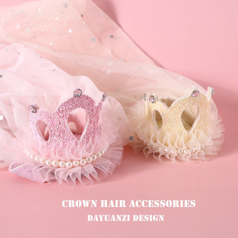 Pet Wedding Veil Cat Dog Cosplay Suit Crown