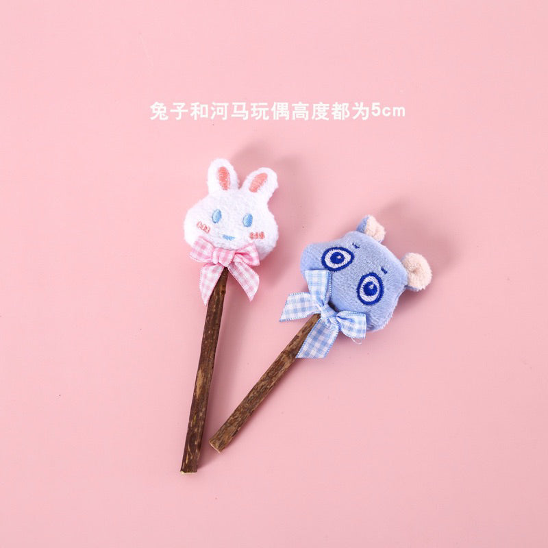 Cake 🍰 series catnip lollipop toy catmint pet cat ice cream 🍦 cartoon design