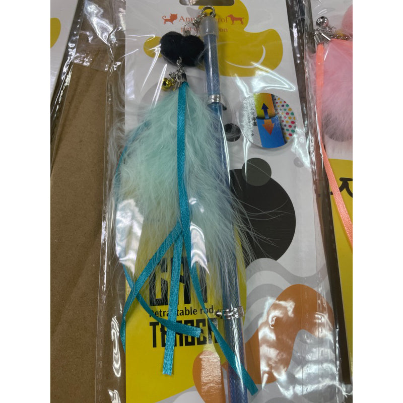 Cat teaser pet toy retractable stick Golden Fish collection