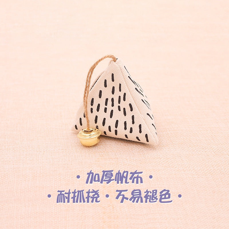 Cat toy gift set canvas catnip fluffy fish and plastic sound paper ball chaser cat pet toy