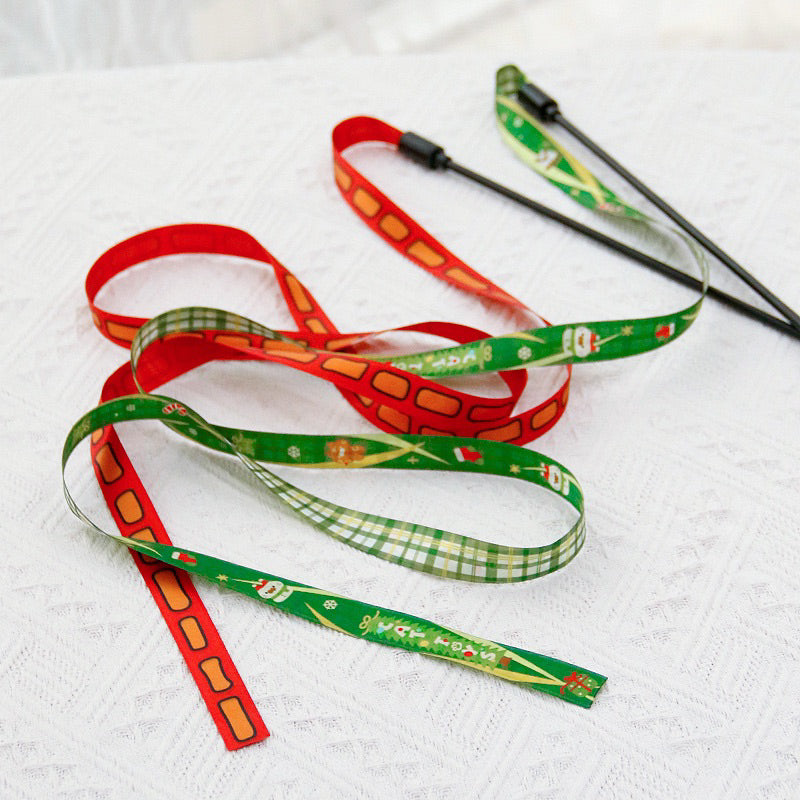 Ribbon Cat Teaser 120cm Pet Chaser Wand Stick