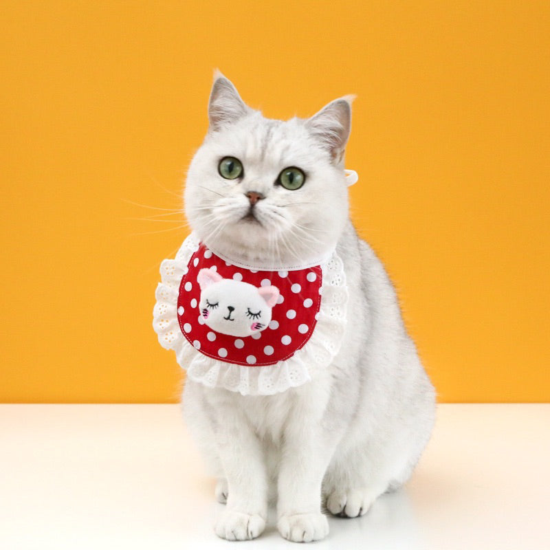 Dayuanzi Napkin with Animal For Cat Dog Pet Collar Necklace Accessories