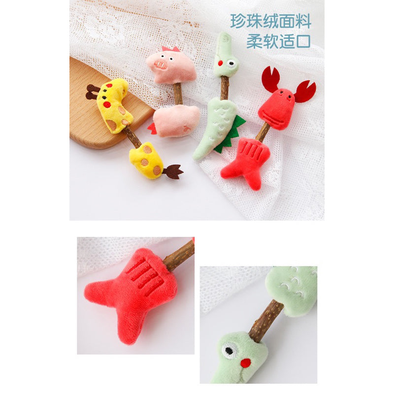 Catnip Car Toy animal friend double ended bitting chaser
