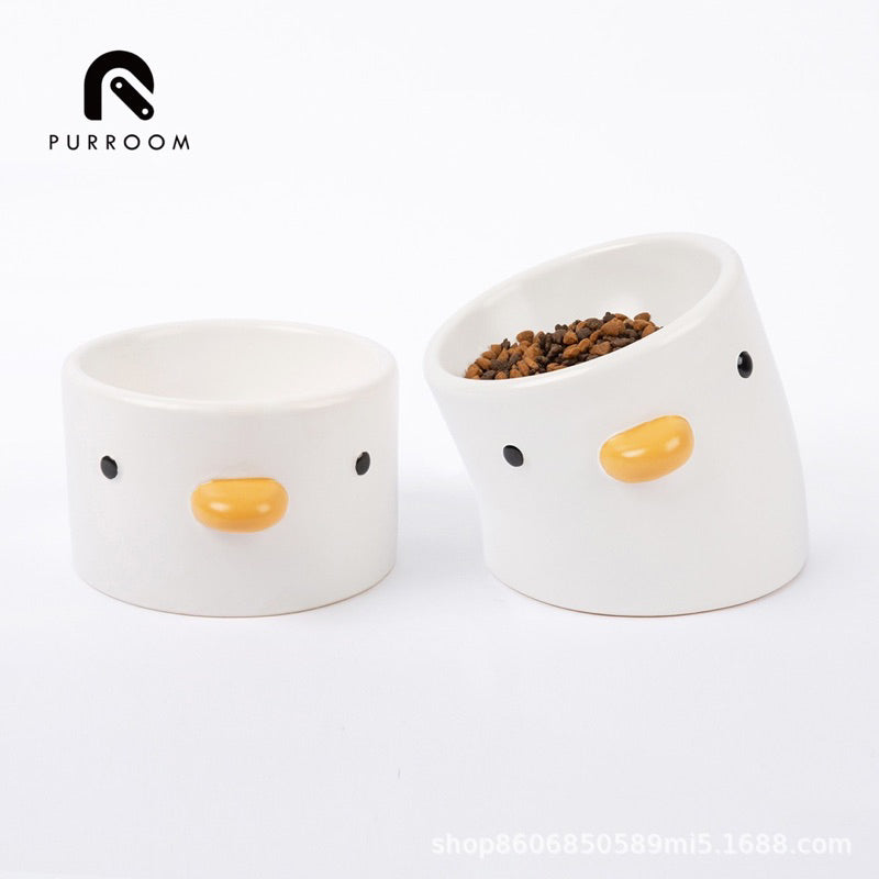 Purroom Cat Bowl Feeding Water Eater Container Mug Coffee Cup