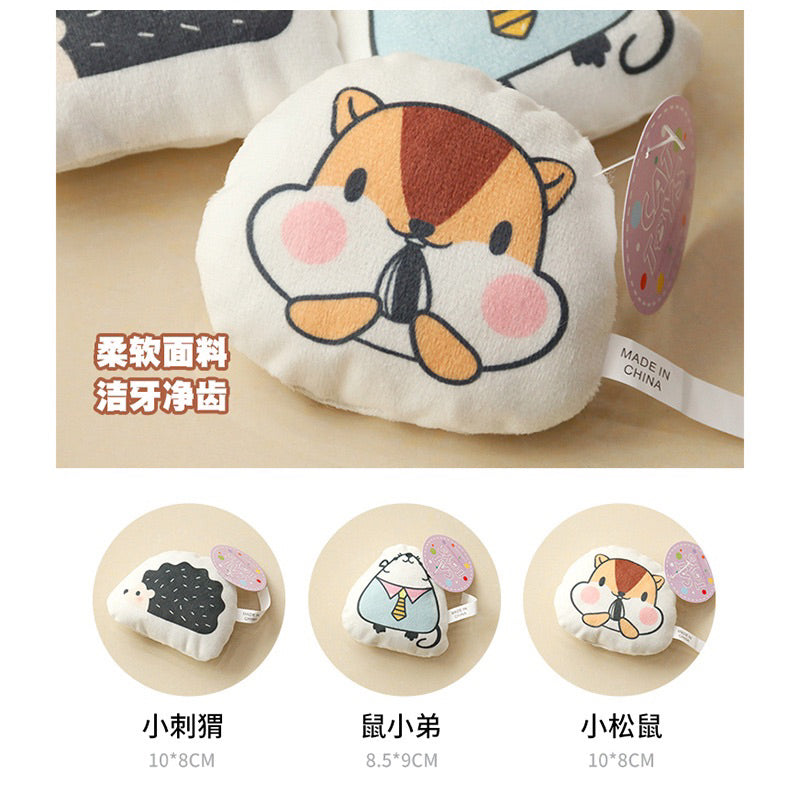 Cat Comforting Bite toy with catnip and bell Squirrel