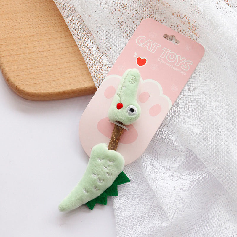 Catnip Car Toy animal friend double ended bitting chaser