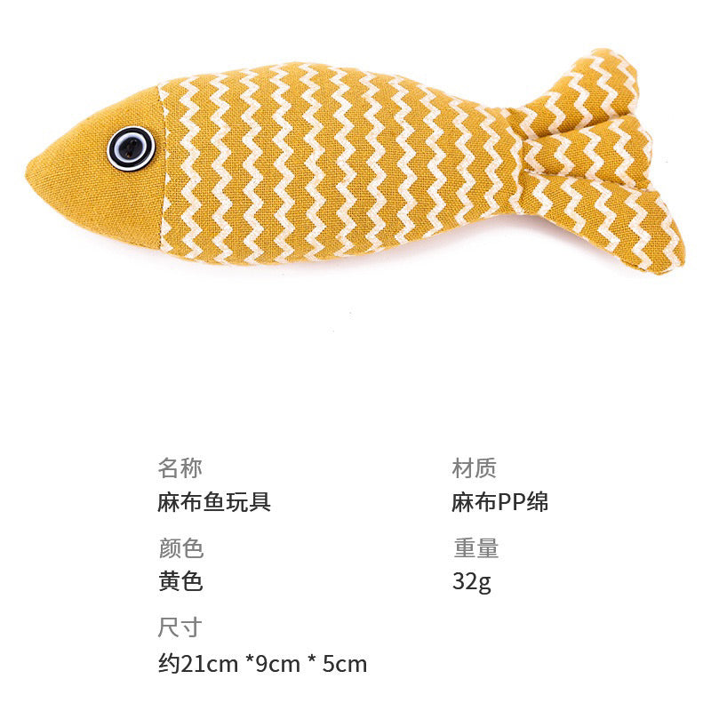 Cat Bitting Catnip Fish Self Play Chaser Pet Toy