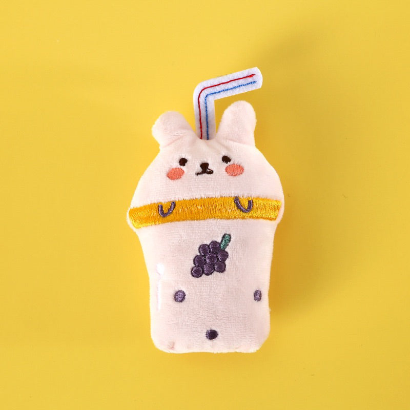 Dayuanzi Bubble Tea Milk Cat Bitting Pet Toy Catnip Catmint Ball Chaser