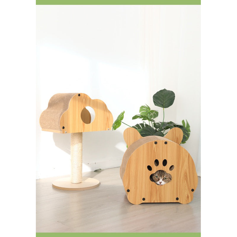 TinyPet cradle Cat Scratcher Scratch board sisal post Pet House Bed
