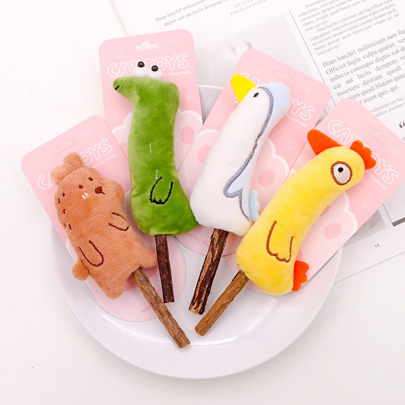 Cat toy catnip bar friend series chaser bitting toy