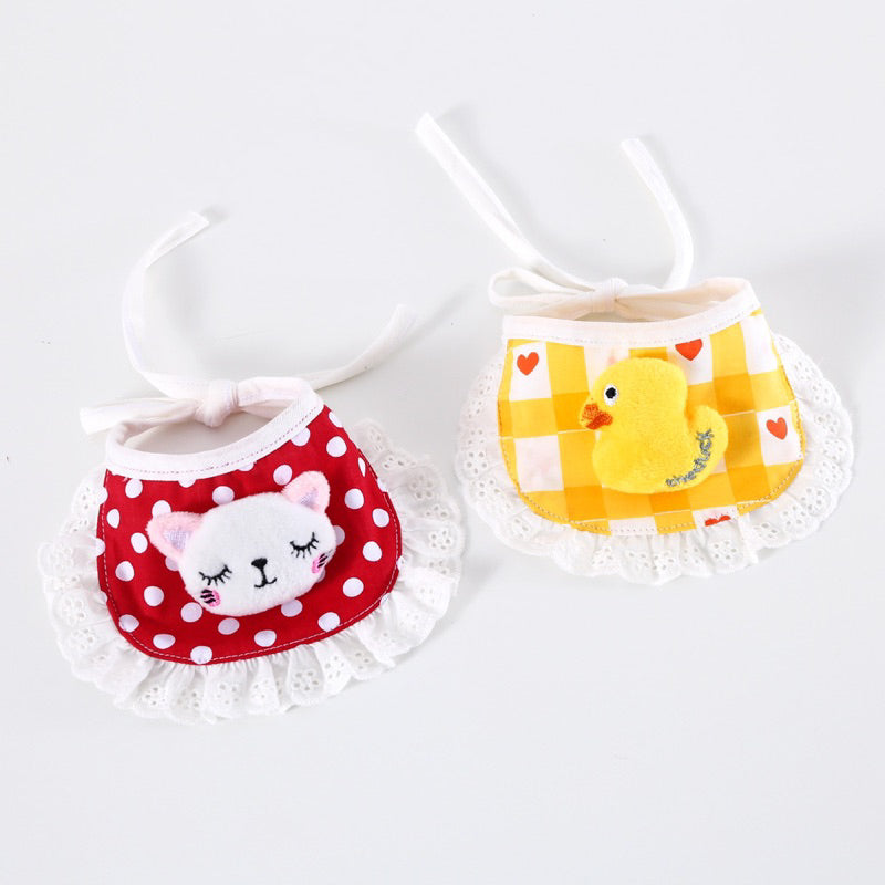 Dayuanzi Napkin with Animal For Cat Dog Pet Collar Necklace Accessories