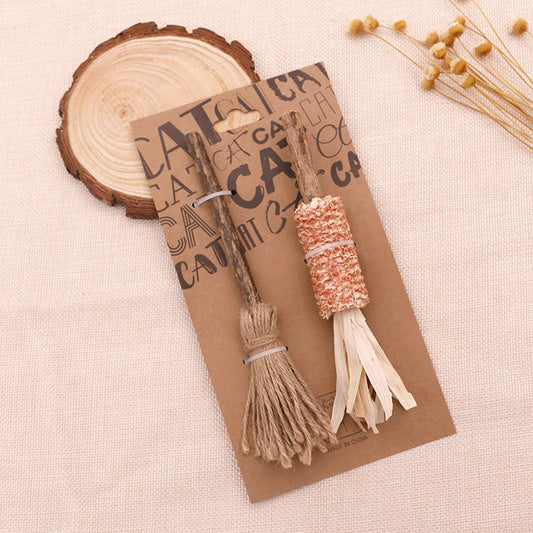 Catnip Corn Bar Cat Toy Catmint Feather Chaser Toy Stick