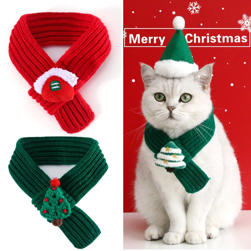Pet Neck Accessories Cat Scarf 🧣 Christmas 🎄 Series
