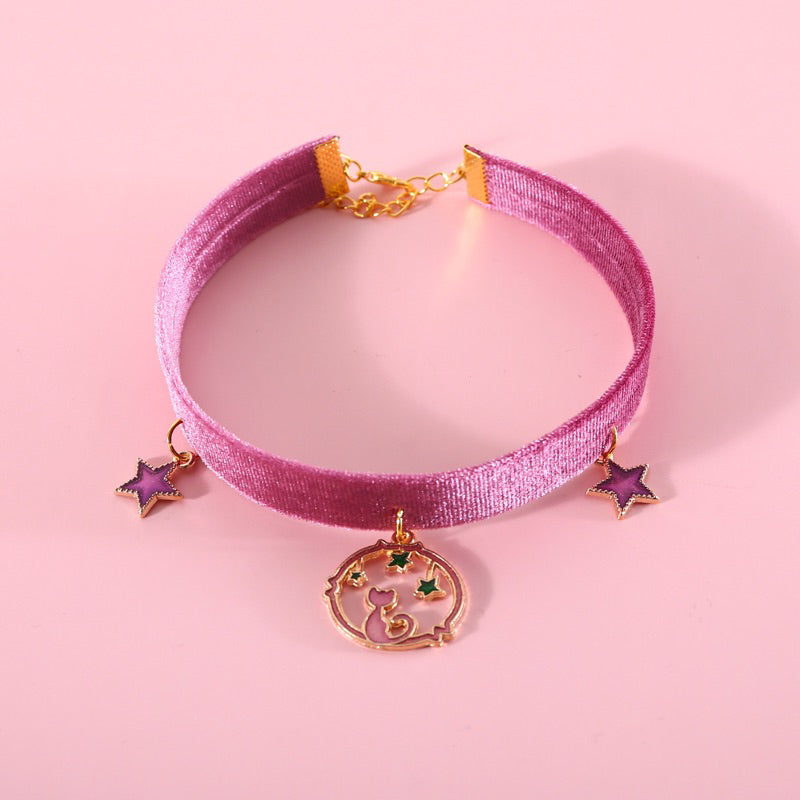 Cat Necklace collar pet dog accessories chocker 20-27cm