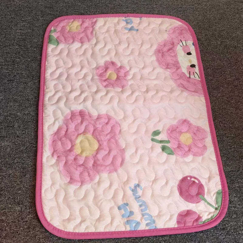 Soft Thin Cat Dog Pet Sleeping Pad Mat Cartoon Cooling Bed