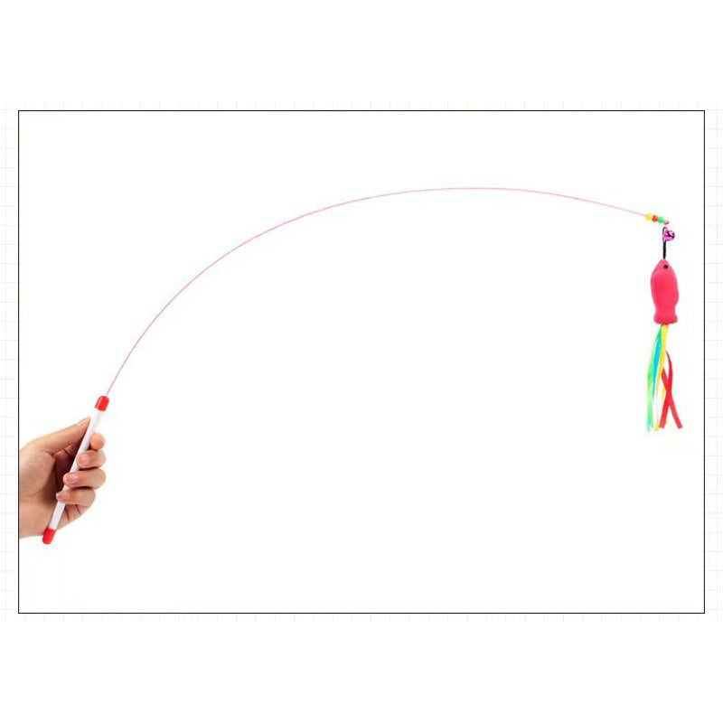 cat teaser collection pet toy stick wand