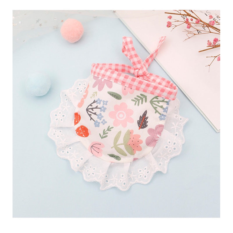 Cat Napkin Collar Necklace Neck Accessories Dog Pet Cloth