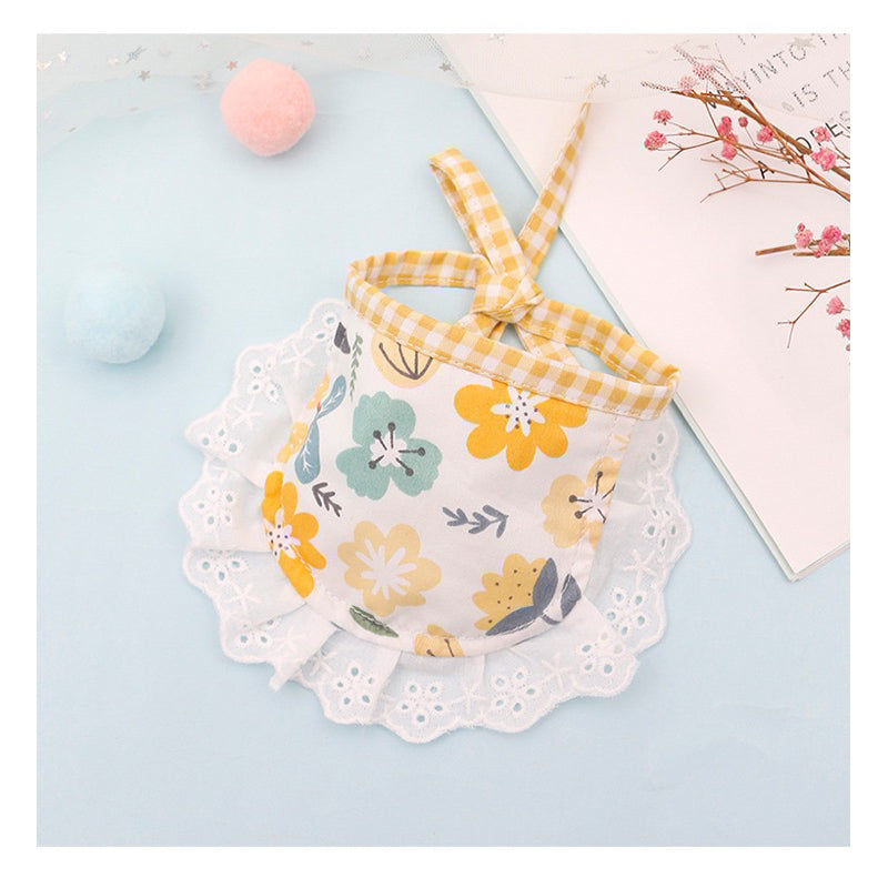 Cat Napkin Collar Necklace Neck Accessories Dog Pet Cloth