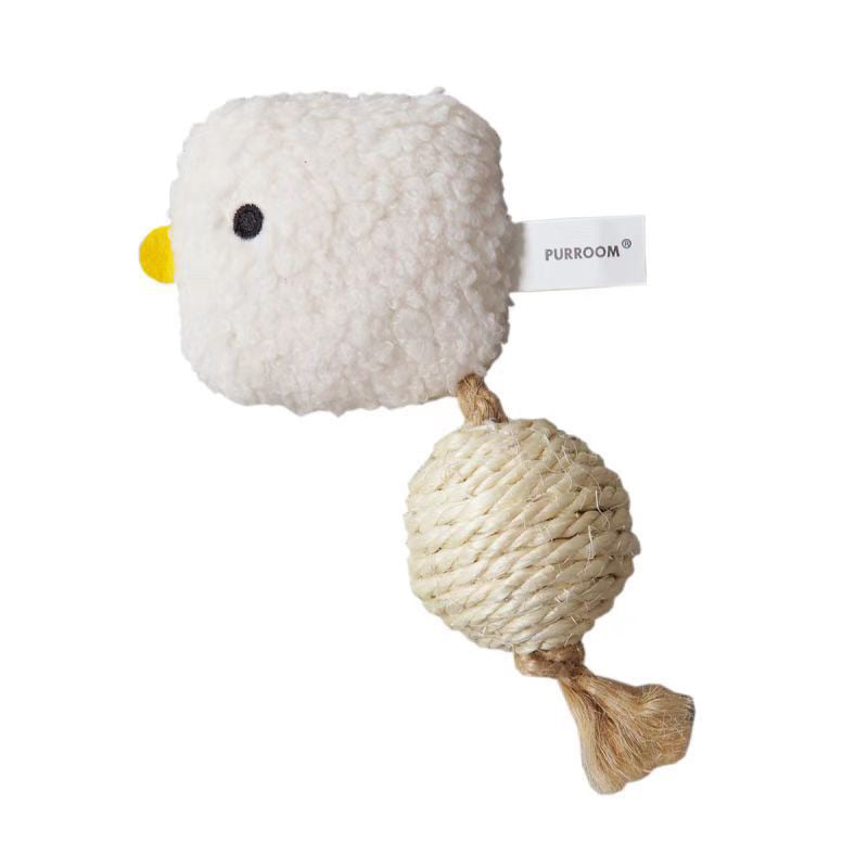 Purroom Cat Toy with Chicken design and catnip bitting chaser pet