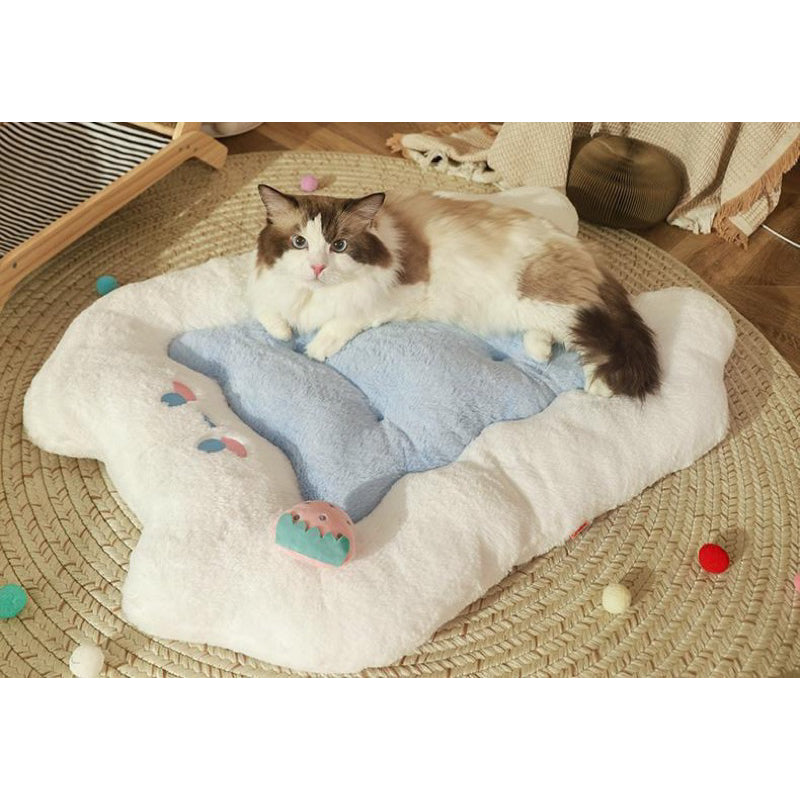 HooPet Fluffy Cat Dog Sleeping Bed Pet Rest Pad Warm