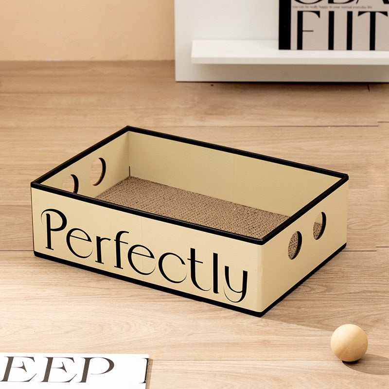 Classic Cat Simple Can Scrarcher Box Cardboard Scratch Rectangle Bed