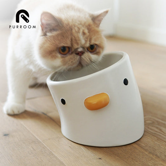 Purroom Cat Bowl Feeding Water Eater Container Mug Coffee Cup