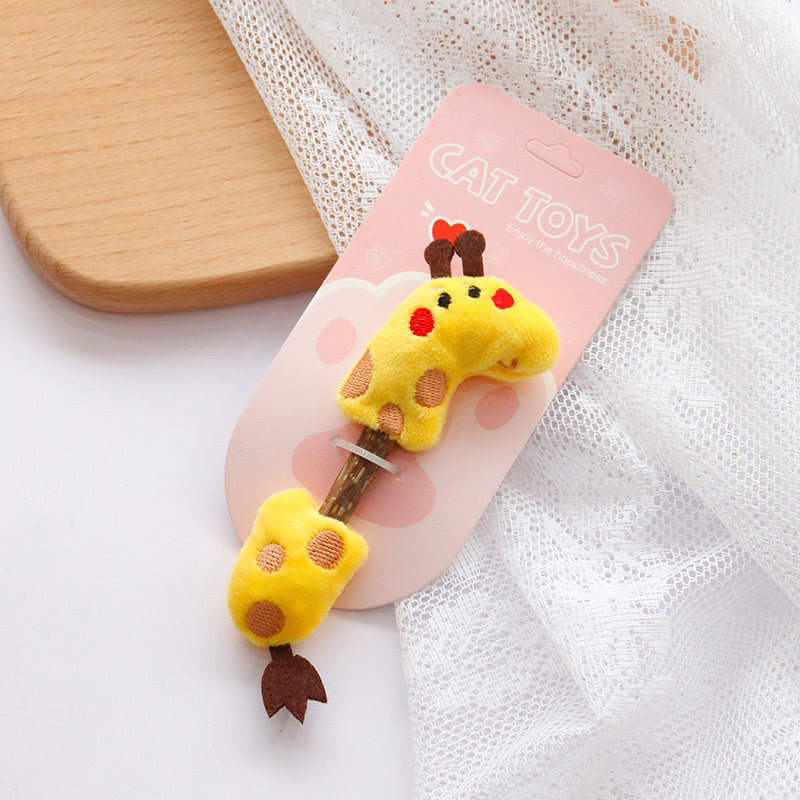 Catnip Car Toy animal friend double ended bitting chaser
