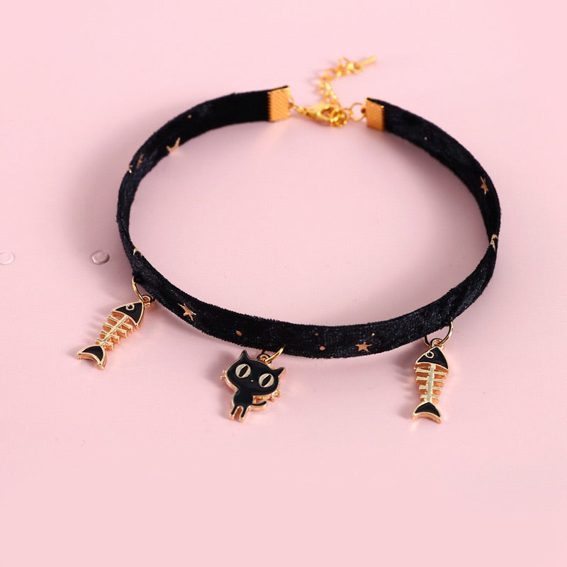 Cat Necklace collar pet dog accessories chocker 20-27cm