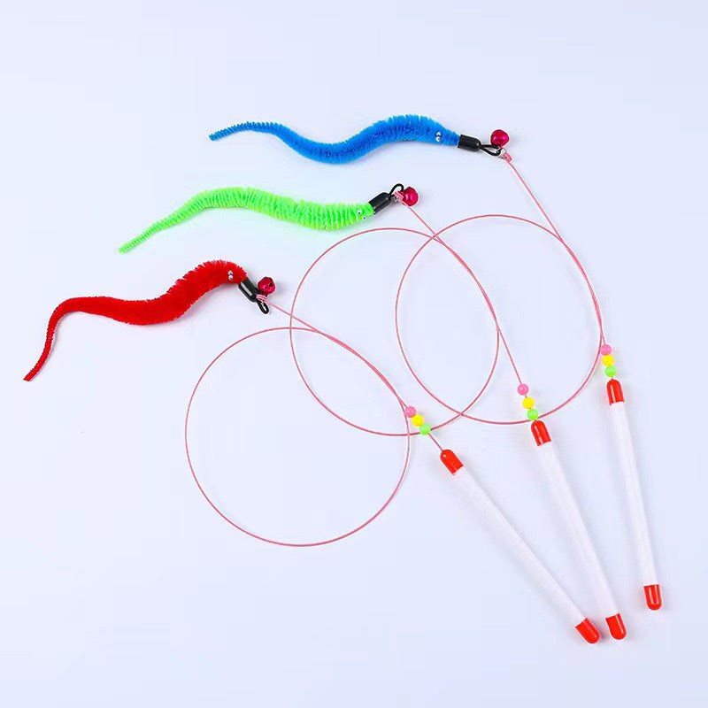 cat teaser collection pet toy stick wand