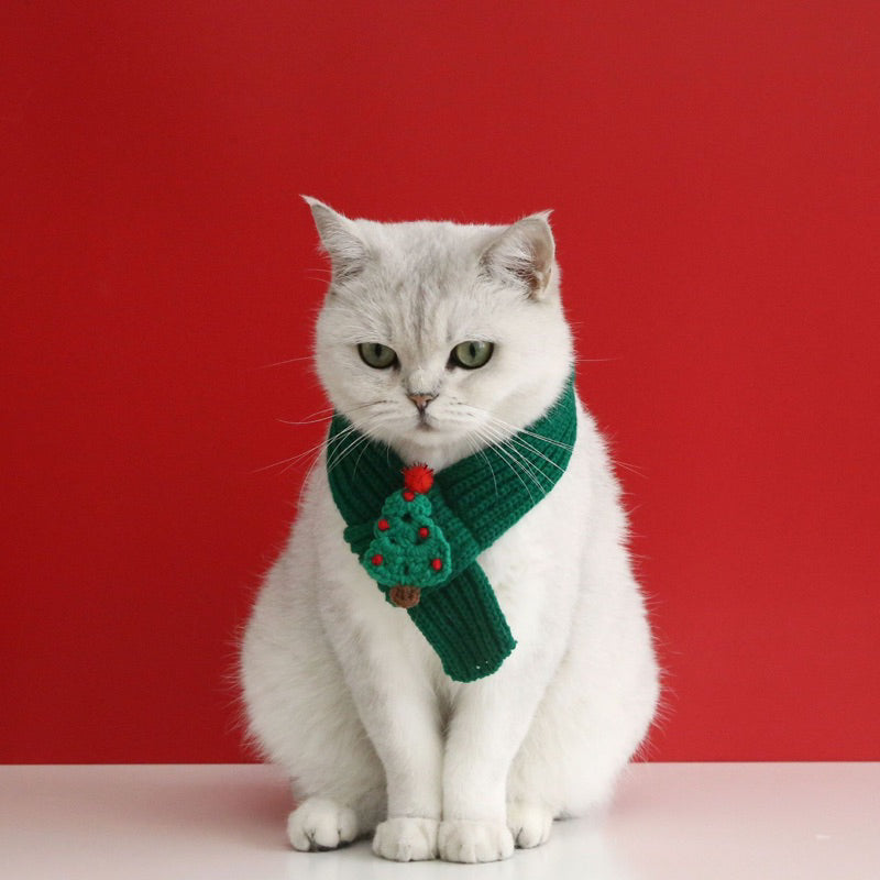 Pet Neck Accessories Cat Scarf 🧣 Christmas 🎄 Series