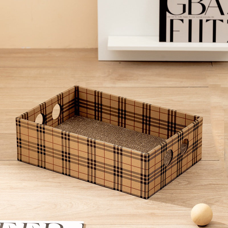 Classic Cat Simple Can Scrarcher Box Cardboard Scratch Rectangle Bed