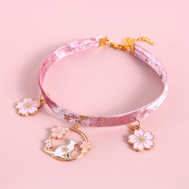 Cat Necklace collar pet dog accessories chocker 20-27cm