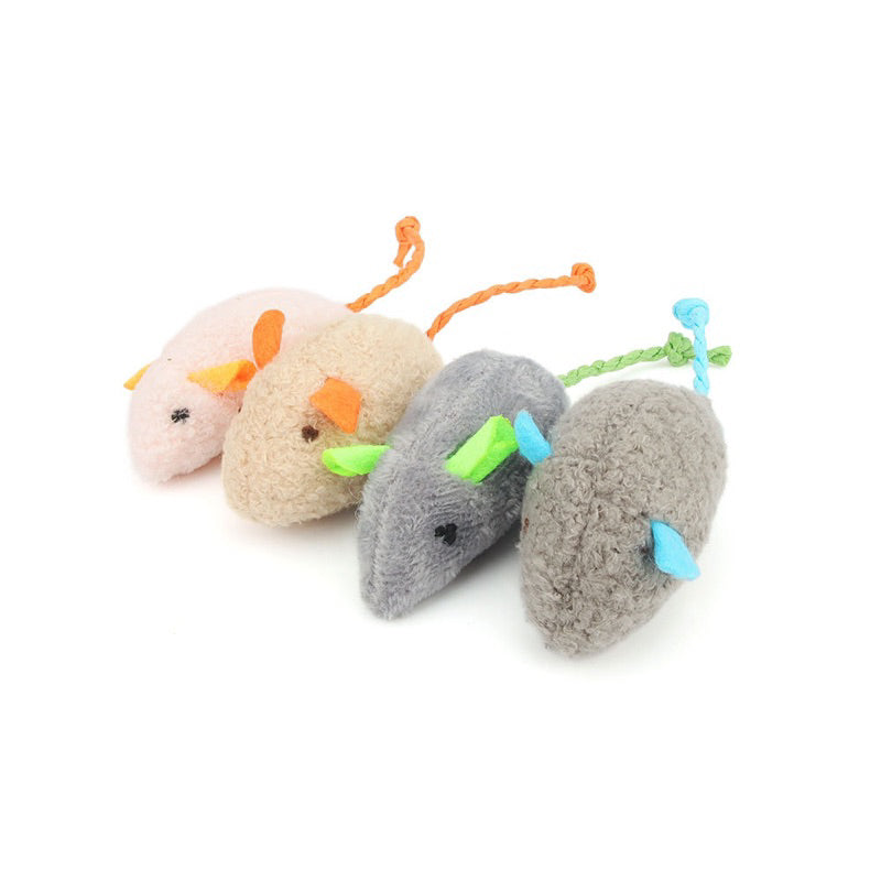 Cat Toy Soft Mice Mouse Chaser Bitting Chase Toy Ball Cat