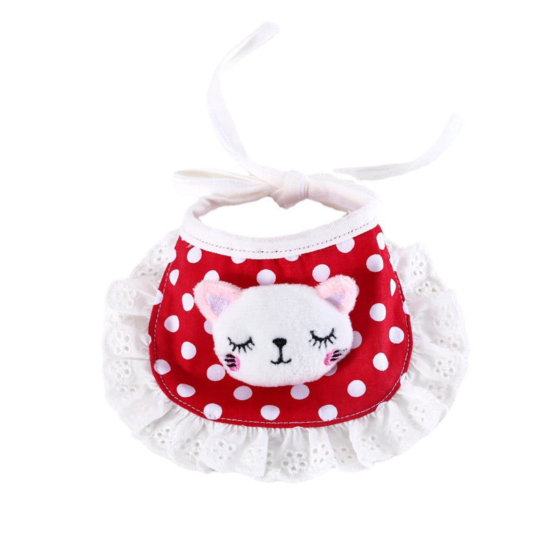 Dayuanzi Napkin with Animal For Cat Dog Pet Collar Necklace Accessories