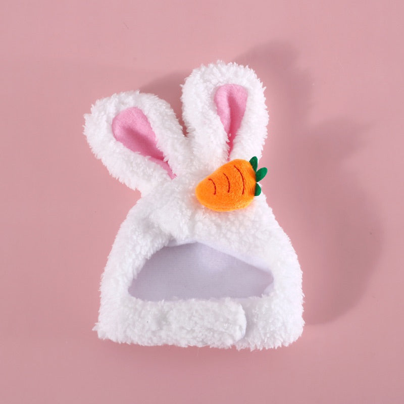 Cat accessories hat cap rabbit ears necklace collar pet collar