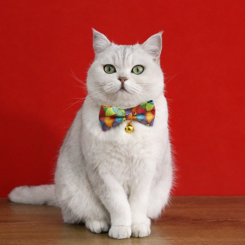Lucky Cloud Bow Tie for cats 🐱 necklace adjustable neck accessories