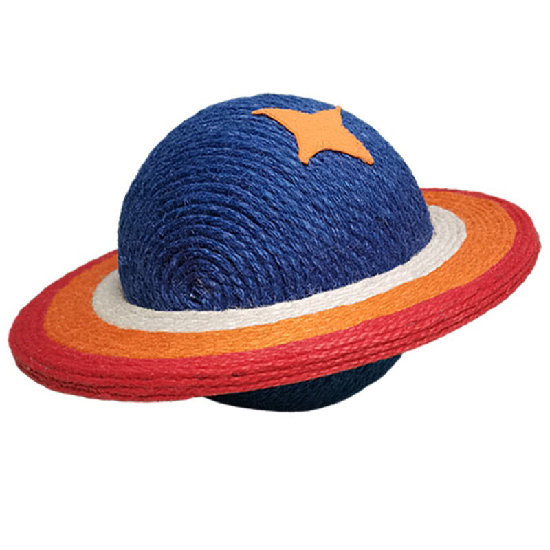 Galaxy Wandering Planet Sisal Rope Cat Scratcher Scratch Post Ball Prt Toy