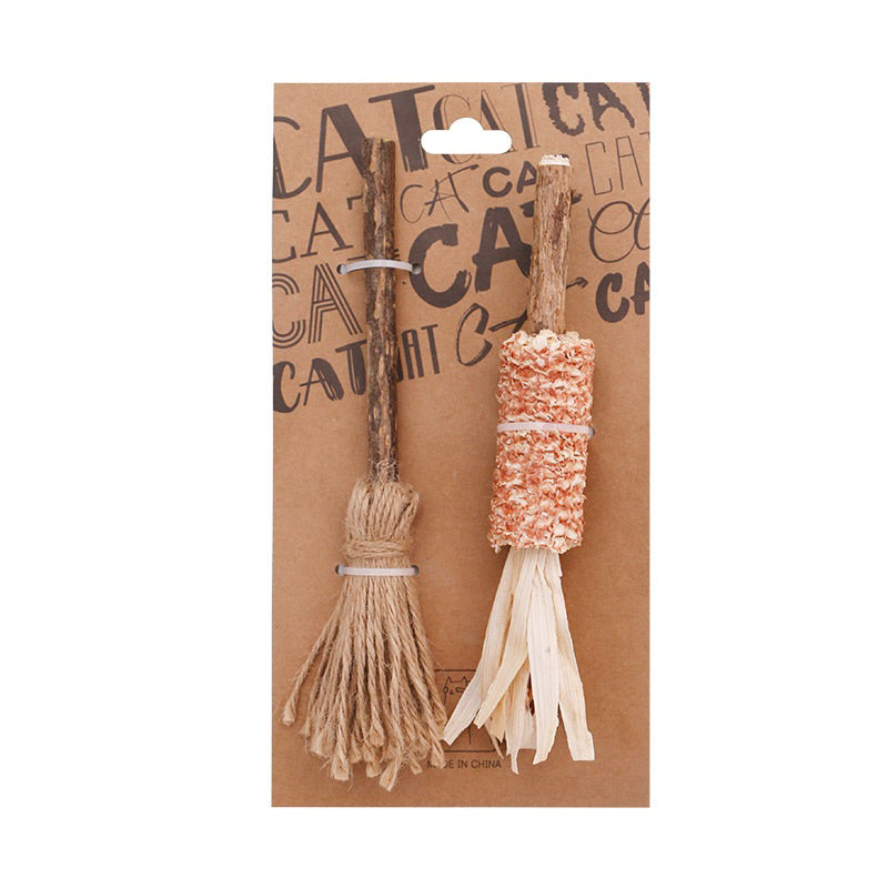 Catnip Corn Bar Cat Toy Catmint Feather Chaser Toy Stick