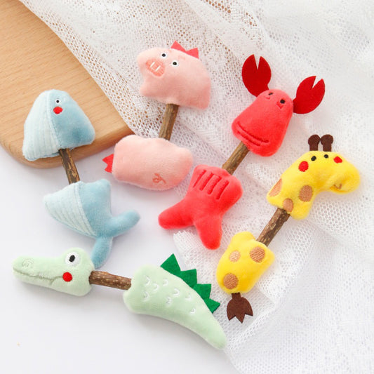 Catnip Car Toy animal friend double ended bitting chaser
