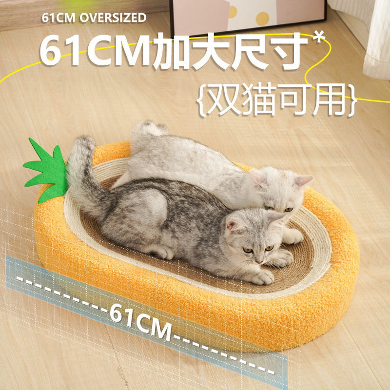 Sisal Rope Cat Scratcher Square Bear Scratch Board Bed Pet Toy