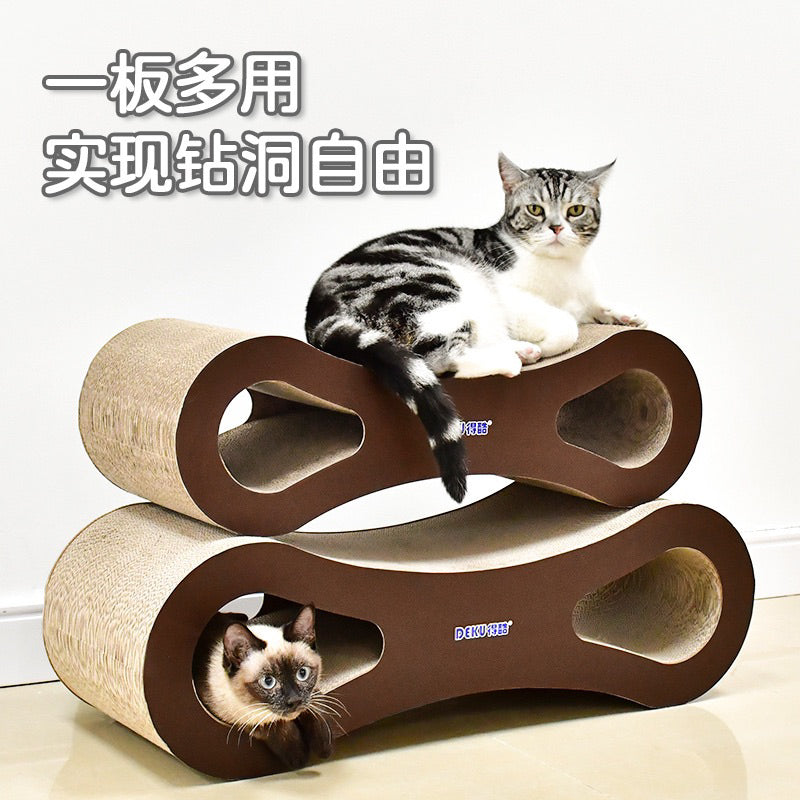 Deku Number 8 Infinite Cat Scratcher Scratch Board Bed Large Pet Toy Super Long